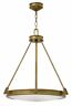 3384hb Hinkley Lighting Collier 4 Light Medium Pendant In Traditional