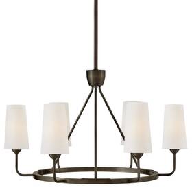 45006bx Hinkley Lighting Lewis 6 Light 29 Inch Wide Ring Chandelier Black Oxide