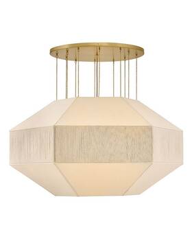 47498lcb Hinkley Lighting - Lyla 100w 10 Led Large Convertible Chandelier-27.5 Inches