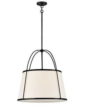 4895bk Hinkley Lighting - Clarke 20w 4 Led Medium Chandelier-25.25 Inches Tall And