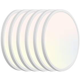 Rclr13-3ct Hlite 6pack 12 Inch Flush Mount Led Ceiling Light Fixture 24w 2400lm Super Sl