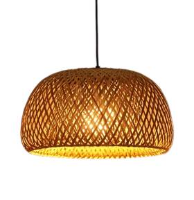Hobaca 712110509662 12ftft Boho Rattan Pendant Light Fixture E27 Hardwired Ceiling Hanging P