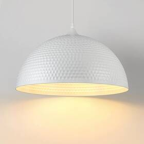H-vin25-wh-400-1p Holohatal White Dome Pendant Light 1 Pack 16 Inch Large Industrial Farm