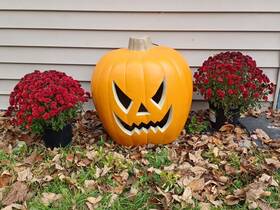 1009015040 Home Accents Halloween 20 In Lighted Jack-o-lantern Pumpk Inch