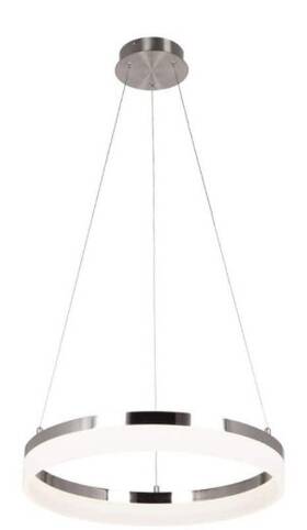 22826-003 Home Decorators Kipling 35-watt Integrated Led Brushed Nickel Pendant Frosted Acrylic Shade Used