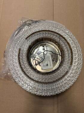 1006333897 Home Decorators Collection 21222 Wesley Park Led Pendant 2 Light Acrylic Ring Shades
