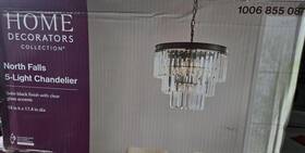 Home Decorators Collection 773546323871 North Falls 5-light Chandelier New