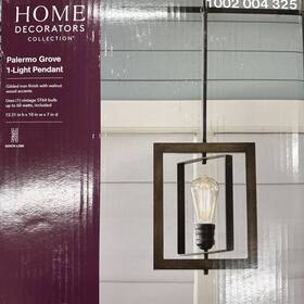 7927hdc Home Decorators Collection Palermo Grove 1-light Gilded Iron Pendant Light 1002 004 325