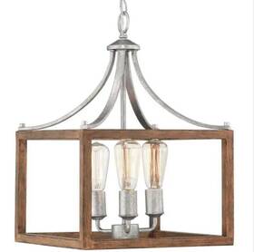 7948hdcgldi Home Decorators Collection Boswell Quarter 3-light 14in Galvanized Pendant Light