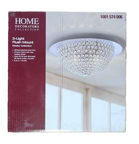 Home Decorators Collection 802513168181 Mosby 3-light Flush Mount