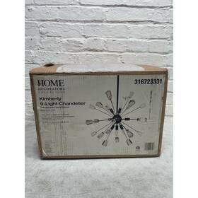 P579mh-mbk Home Decorators Collection For Parts/repair Kimberly 9-light Crystal Chandelier
