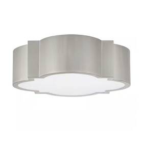 Ksi0001lx-01 Home Decorators Sarina 15 Inch Brushed Nickel 5-cct Led Flush Mount Light