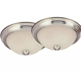Ifm211bnt Home Impressions 11 Inch Brushed Nickel Incandescent Flush Mount Ceiling Light