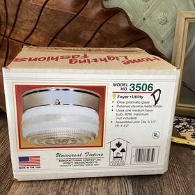Home Lighting Fashions 023555350659 Foyer Vintage Utility Light Universal Fixture 3506 Usa