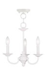 4153-03 Home Sale White Mode Dual Chandelier Mini Basics Light Fixture Ceiling 3