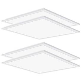 2x2-4p-e Honbei 2 Ft. X 5800 Lumens Integrated Led Panel Light 5000k 2x2 Flat