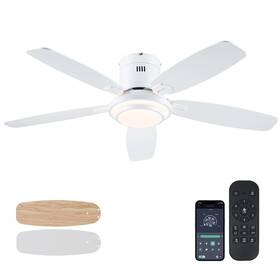 8238 Hounberi Low Profile Ceiling Fan With Lights And Remote/app 50 Inch Modern Flush Moun