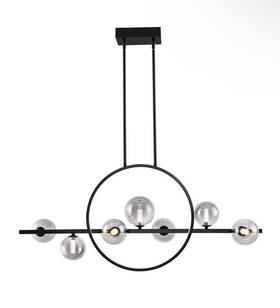 Housemark 882020210054 Luna 8-light Led Island Glass Pendant Light Dimmable New