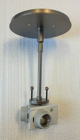 126505 Hubbardton Forge Exos Canopy Only Semi-flush Light Fixture Part Read