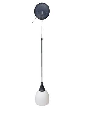 182640-20 Hubbardton Forge 182660-10 Trumpet Simple Lines Mini Pendant Natural Iron