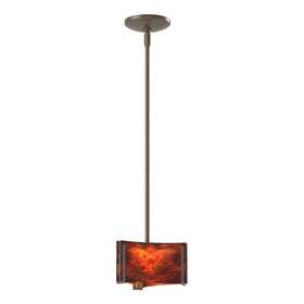 188100-skt-stnd-05-zb0156 Hubbardton Forge Exos Single Light 8 Inch Wide Mini Pendant - Standard Variant