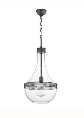 1814-ob Hudson Valley Lighting Hagen 1-w Pendant -14 Inch Wide X 29.25 High Bronze