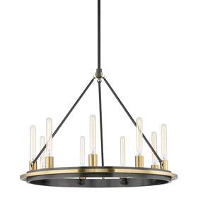 2732-agb Hudson Valley Lighting Pendant Aged Old Bronze Chambers Chandelier -nib