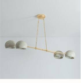 3104-vgl Hudson Valley Lighting 3104-vgl/lwp Turner 4 Light 52 Inch Wide Chandelier Gold