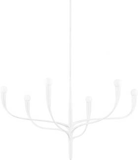 9606-wp Hudson Valley Lighting - Labra 6 Light Chandelier