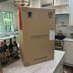 6613-vgl Hudson Valley Lighting Group 6613-vgl/ssd Lincroft Lantern Vintage Gold Soft Sand