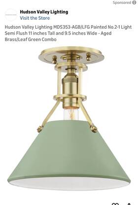 Mds353-agd Hudson Valley Lighting Semi Flush Mount Ceiling Light