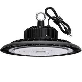Ip65 Hugtek 786516520590 Led High Bay Light 150w 21000 Lm With Us Plug 5ft Cable 5000k Daylight
