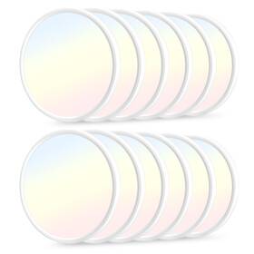 5c-xxd-01 Hunhun 12 Pack 3200lm Led Flush Mount Ceiling Light 28w Inch 5cct Adjustable Supe