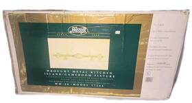 17264 Hunter Vintage Light Fixture Island Gameroom Solid Brass Polished Finish Nos