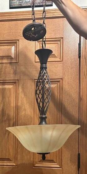 M06908 Hunter 3-light Convertible Pendant Light