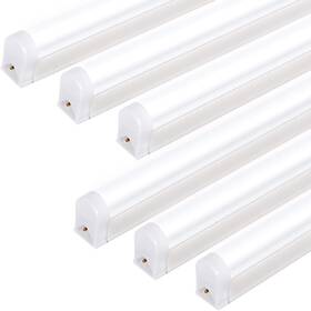 Hykolity 313044966950 6 Pack Led Shop Light 4ft T5 Integrated Single Fixture 22w 2200lm