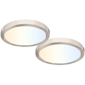 Clb-1627 Hykolity 2 Pack 9 Inch Selectable Cct Led Round Flat Panel Light 18w 1800lm