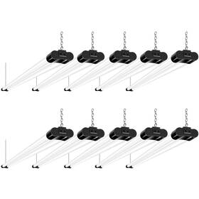 Hb-q10-50 Hykolity 10 Pack 4ft Linkable Led Light Utility Fixture 4400lm 42w 250w Equi