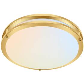 Hbce-13c-g5cct Hykolity 16 Inch Dimmable Led Flush Mount Ceiling Light Fixture Gold 36w 2200lm 2