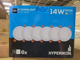Hyperedl6-30s Hyperikon New...hyperikon 6 Inch Led Recessed Lighting Slim Downlight 14w 6-pk