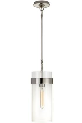 Xb-p1195-db Ian K Fowler Hanging Light Modern Pendant - Glass Silver Fixture For Home