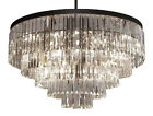 T40-355 Id Chandelier Glass 5-tier 3132004 Fringe