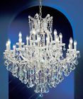 978201 Id . Finish Maria Theresa Chandelier Chrome 36