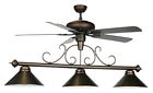 Fan-58 Id Table Fan Light 42163 Built- Billiards