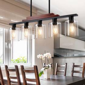 Idealhouse 198290179732 5 Lights Dining Room Light Fixture Over Table Farmhouse Kitchen Island Lighti
