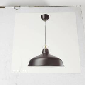 103.909.56 Ikea New Ranarp Black 15 Inch 38 Cm Pendant Lamp Hanging Light Fixture