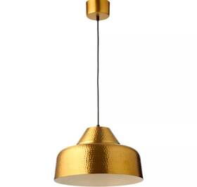 605.182.50 Ikea New Plattlans Pendant Lamp Brass Color