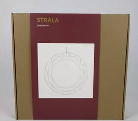 605.629.74 Ikea Str La Led Pendant Lamp 15 Inch Strala White Light New