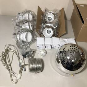 802.306.53 Ikea Termosfar Cable Track Light Set With 5 Lights No Instructions