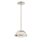 Upft1810is Imperial Uptown Quoizel Pendant 10.5 " Silver Fulton Finish 1-light